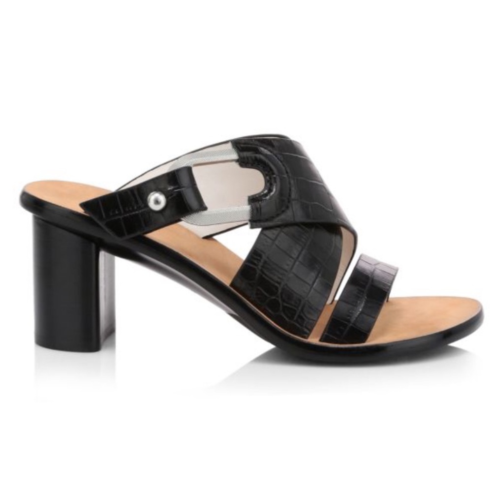 RAG & BONE August Croc-Embossed Leather Block-Heel
Mules sz. 39 - Picture 3 of 7